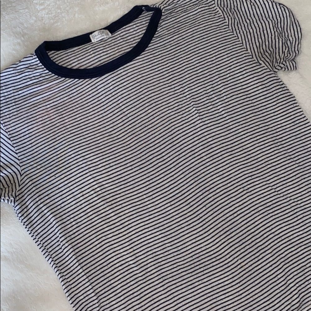 Black Striped Tee